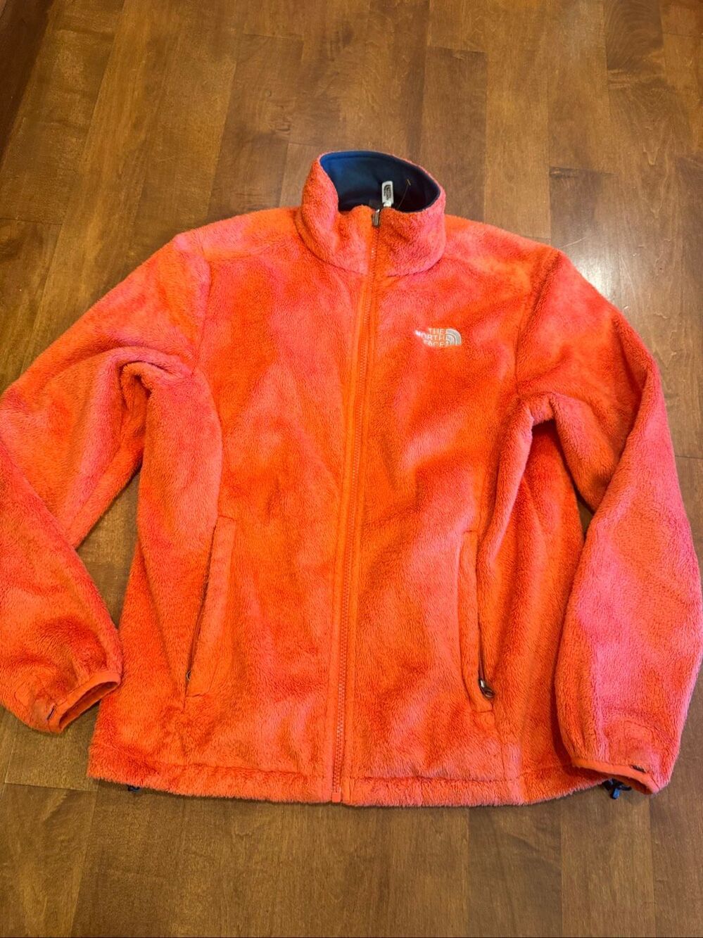 The North Face Women’s Medium Orange High Pile Fleece Full Zip Jacket